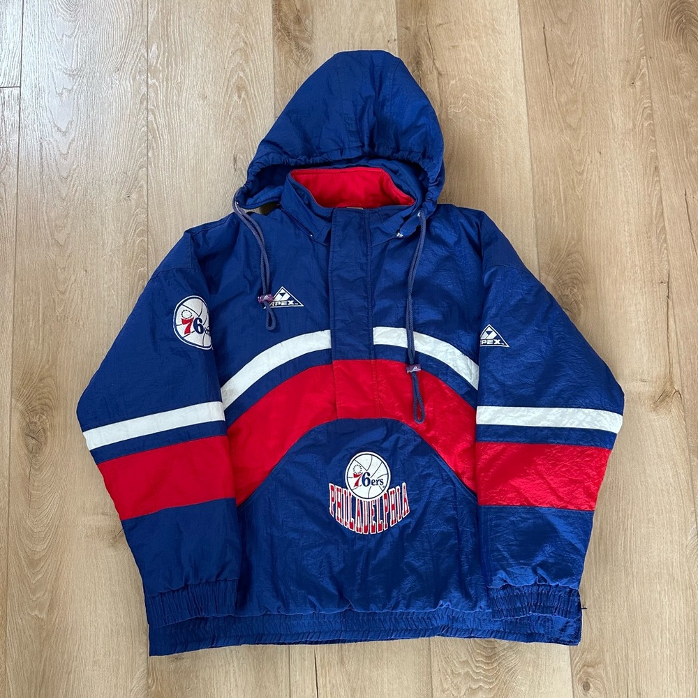 Vintage Apex One Philadelphia 76ers Jacket. Men’s XL.